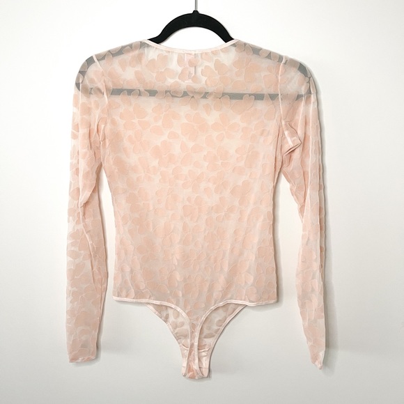 NWOT Victoria’s Secret Floral Mesh Bodysuit Size Small - Picture 6 of 8
